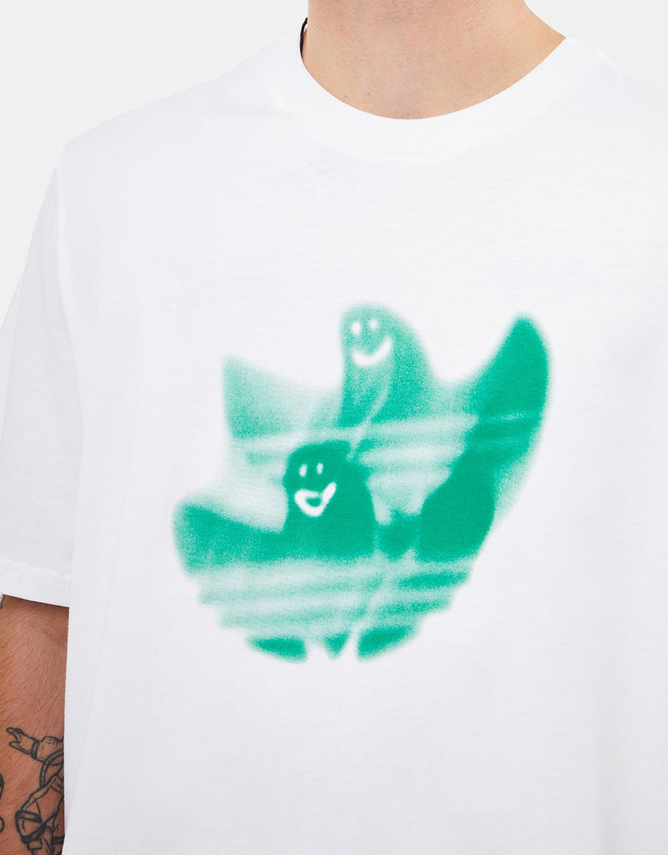 adidas Shmoo Logo T-Shirt - White/Court Green – Route One