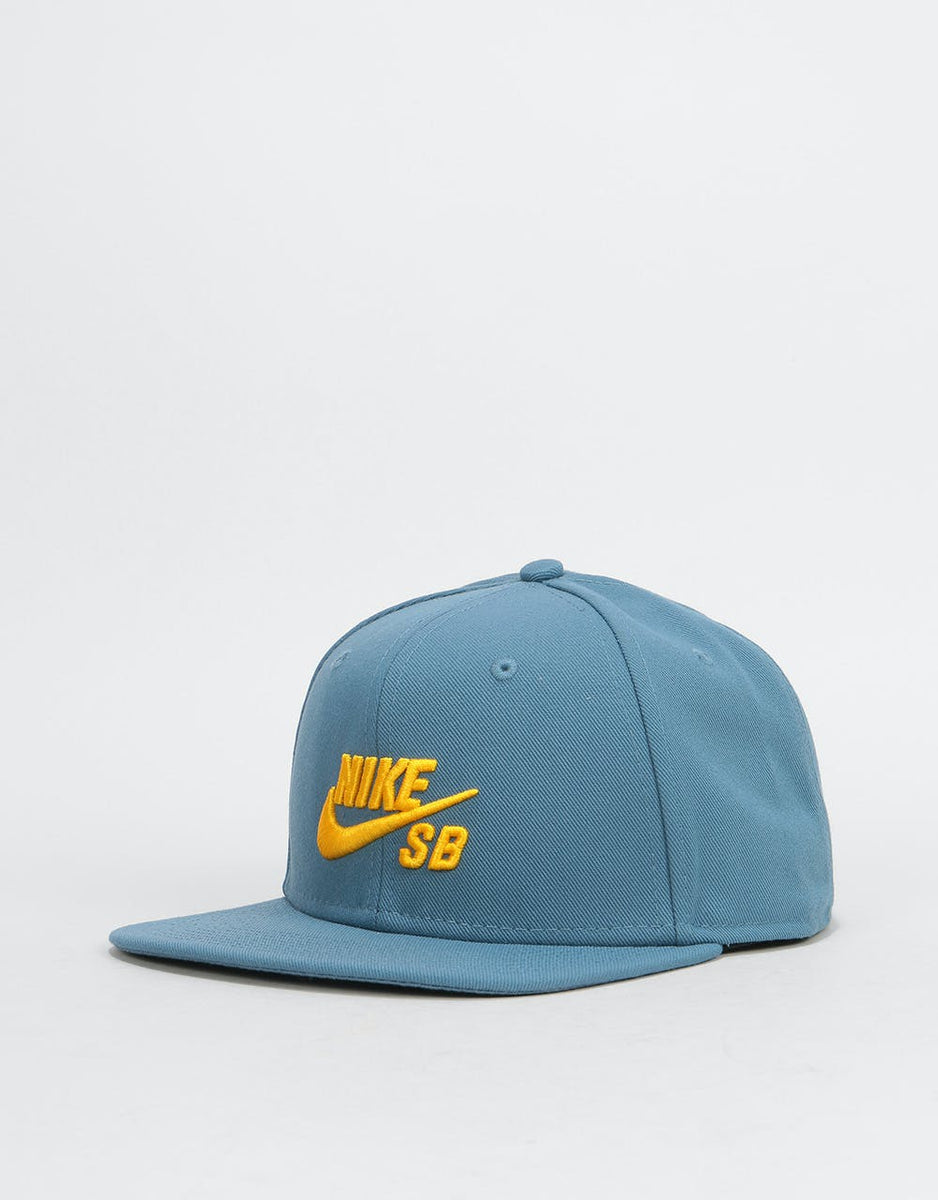 Nike SB Icon Snapback Cap - Thunderstorm/Yellow Ochre – Route One