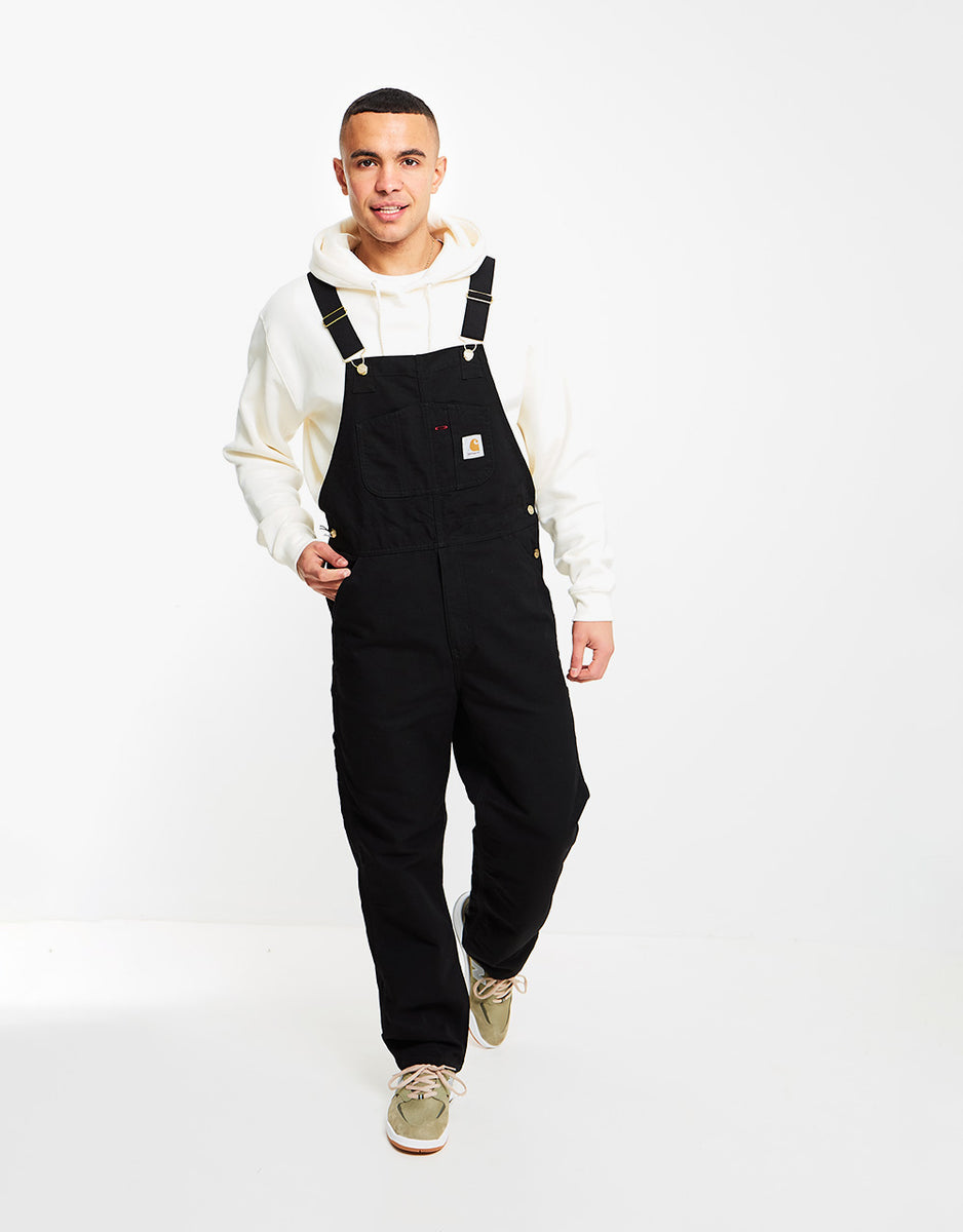 Carhartt WIP Bib Overall - Black (Rinsed) – Route One