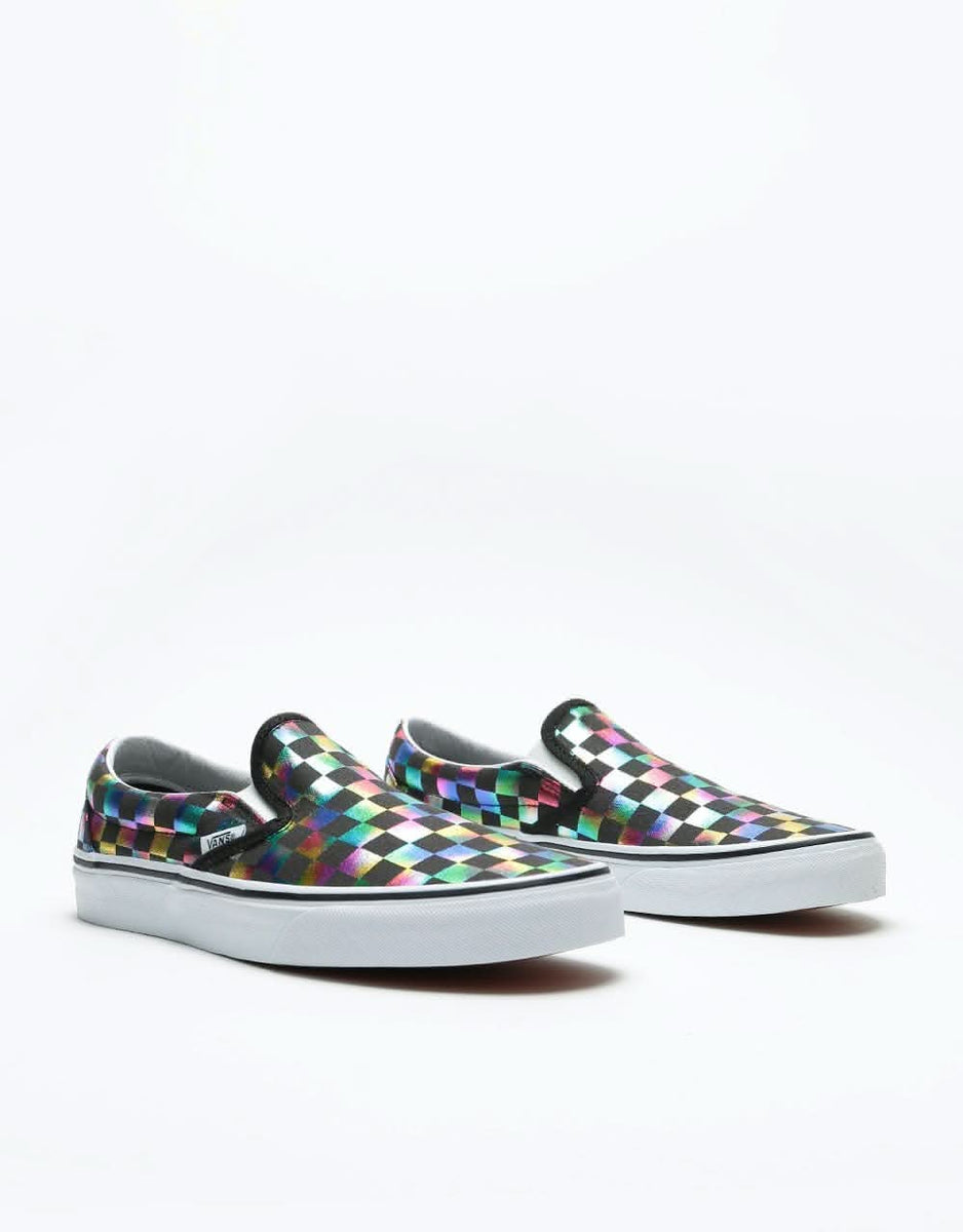 Vans slip on rainbow on sale skate