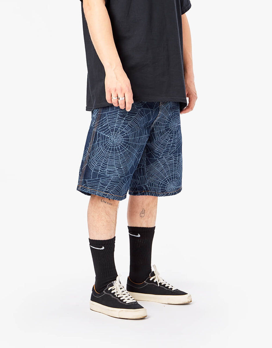 Butter Goods Web Denim Short - Dark Indigo