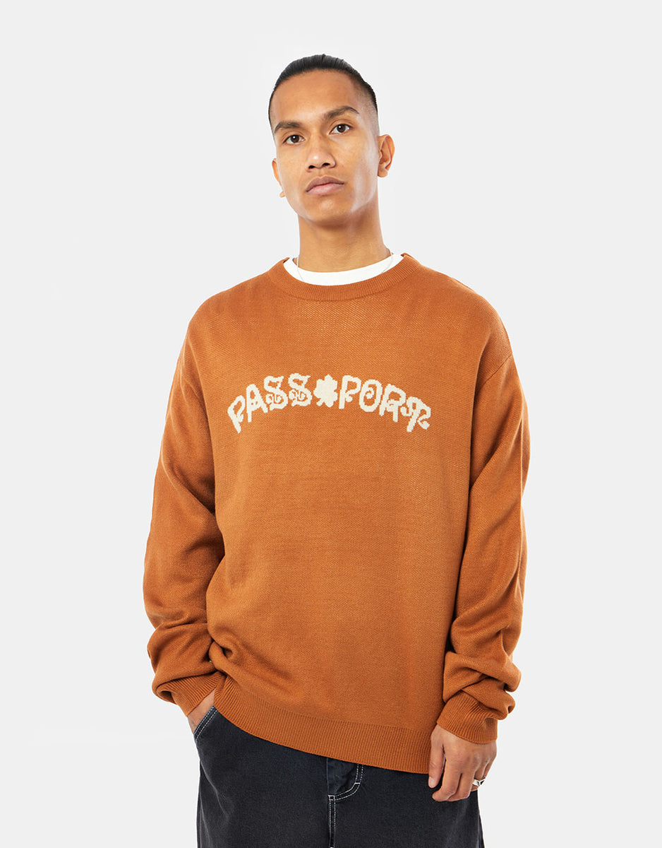 Pass Port Sham Knit Sweater - Rust – Route One