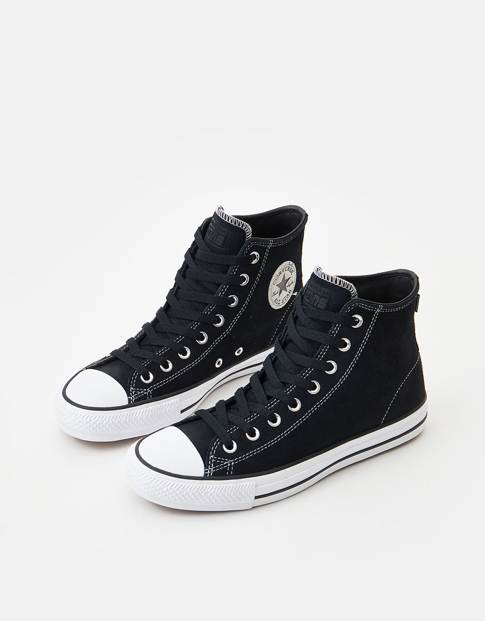 Converse CTAS Pro Hi Skate Shoes - Black/Black/White – Route One