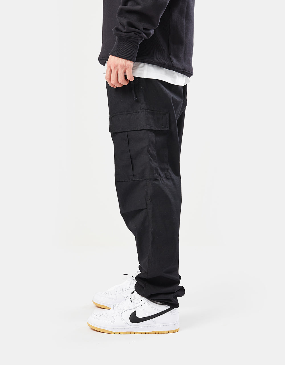 Carhartt WIP Cargo Jogger - Black (Rinsed) – Route One