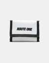 Route One Athletic Tri-Fold Wallet - White