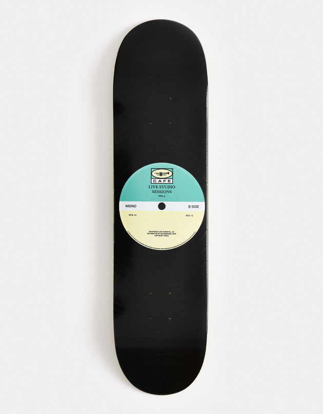 Skateboard Cafe "45" 2021 Retro Edition Skateboard Deck - Teal/Cream