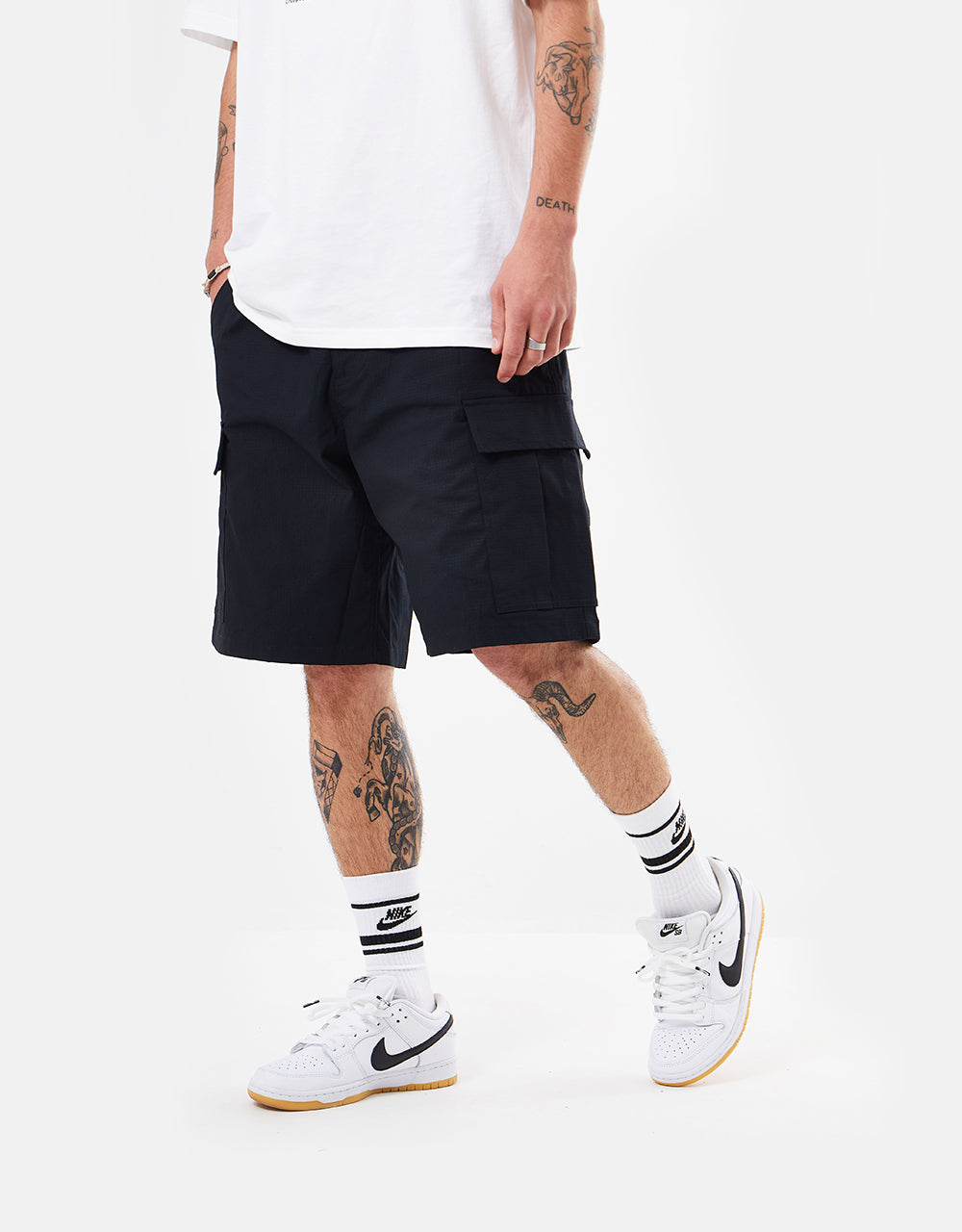 Nike SB Kearny Cargo Short - Black/White – Route One