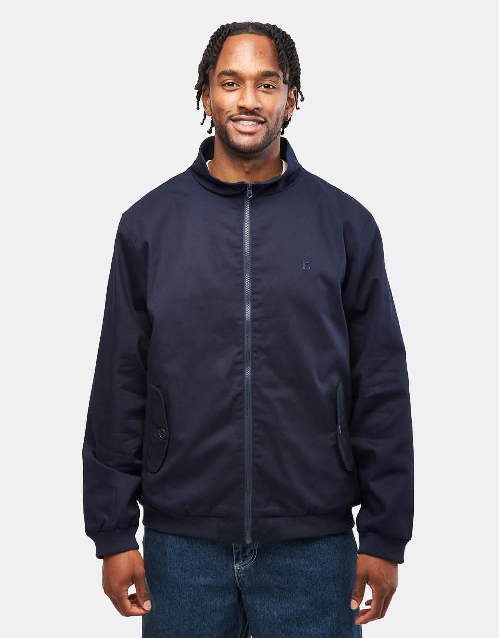 Route One Harrington Jacket - Navy