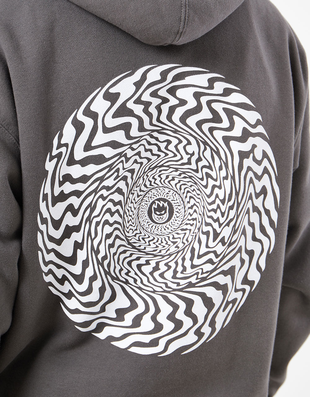 Spitfire Swirled Classic Pullover Hoodie - Charcoal/White – Route One