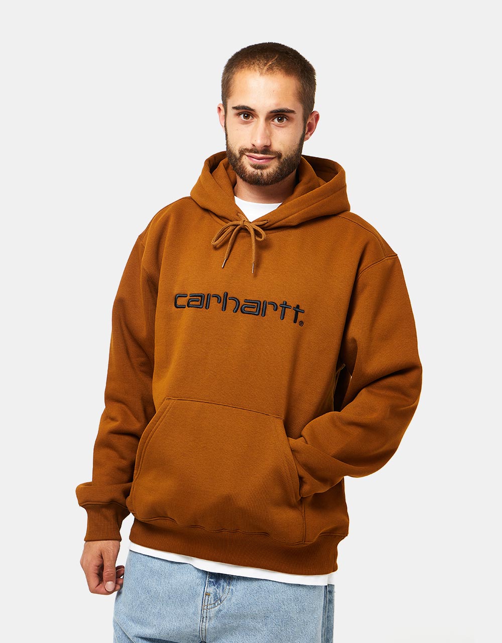 Carhartt wip cheap orange hoodie