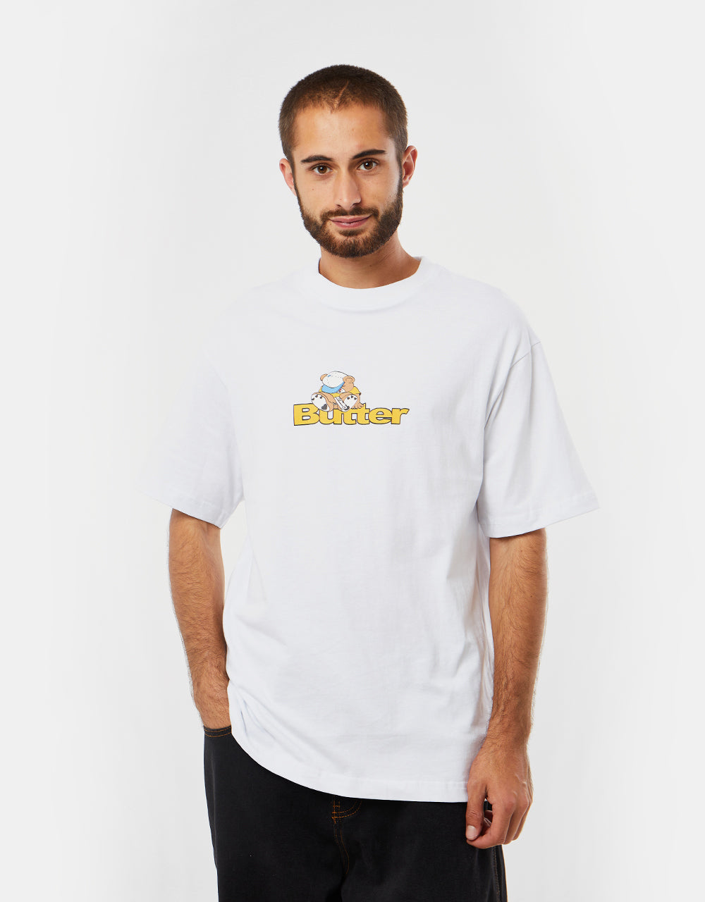 Butter Goods Teddy Logo T-Shirt - White – Route One