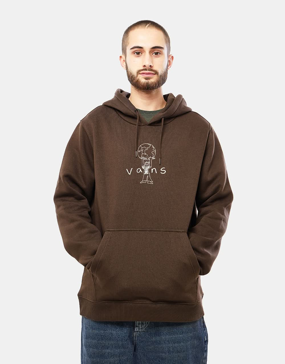 Vans hotsell brown hoodie