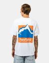 Penfield Mountain Scene Back Graphic T-Shirt - Bright White