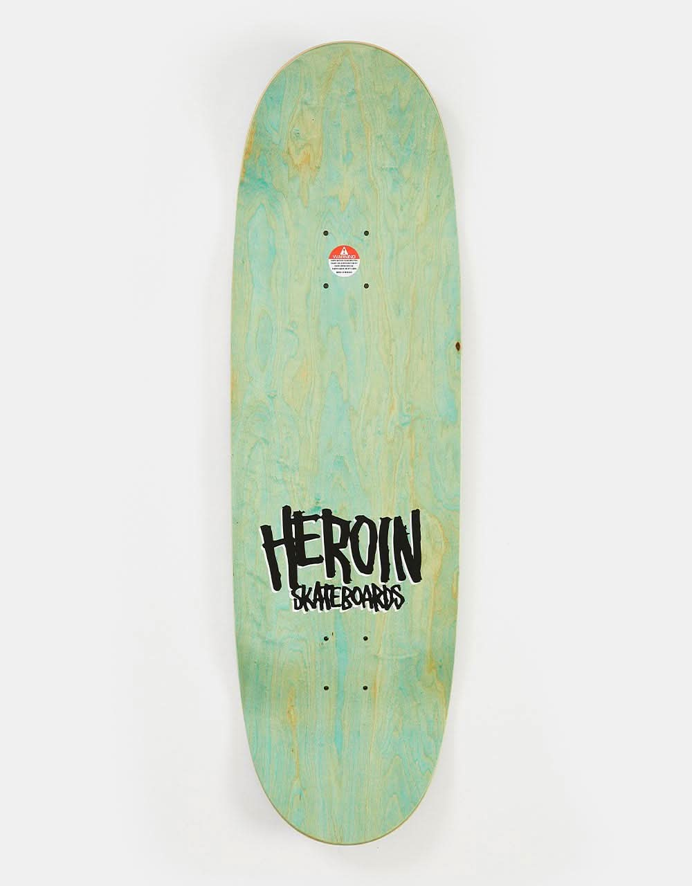 Heroin Shellraiser Skateboard Deck - 9.4”