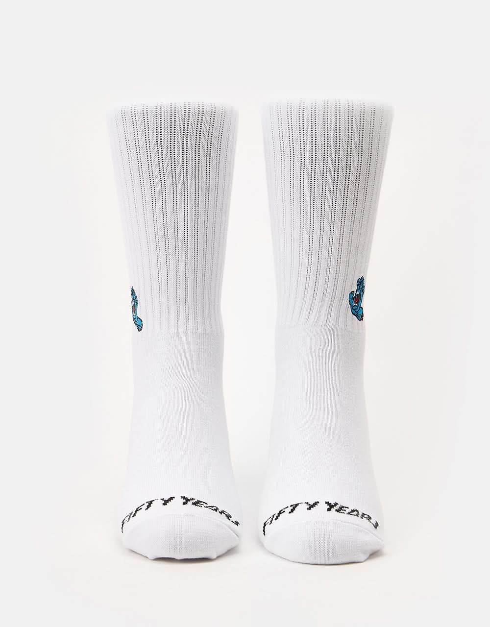 Santa Cruz Screaming 50 Sock - White