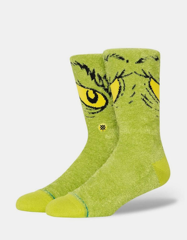 Stance x The Grinch Da Da Dagrinch Crew Socks  - Green