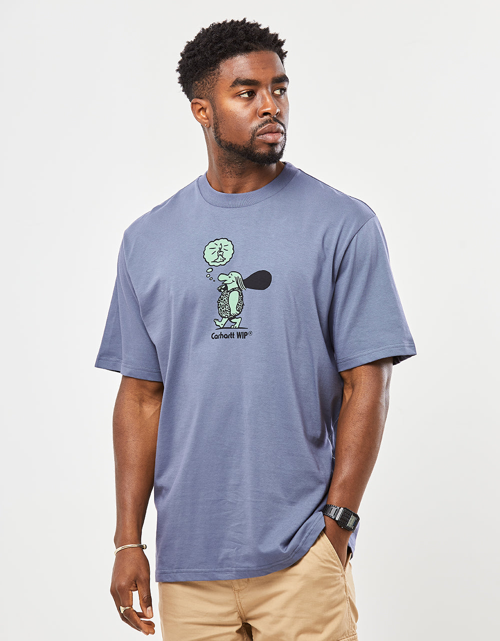 Carhartt WIP Original Thought T-Shirt - Hudson Blue – Route One