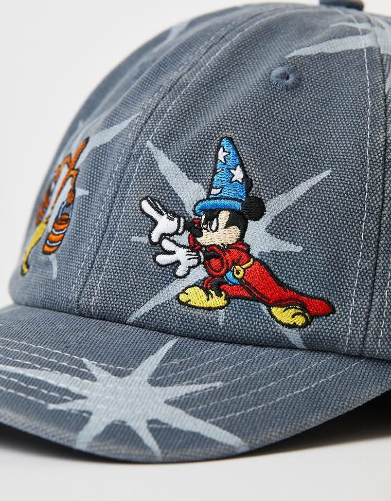 Butter Goods x Disney All Over 6 Panel Cap - Slate