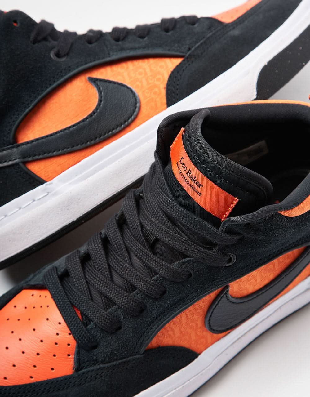 Orange nike shoes online