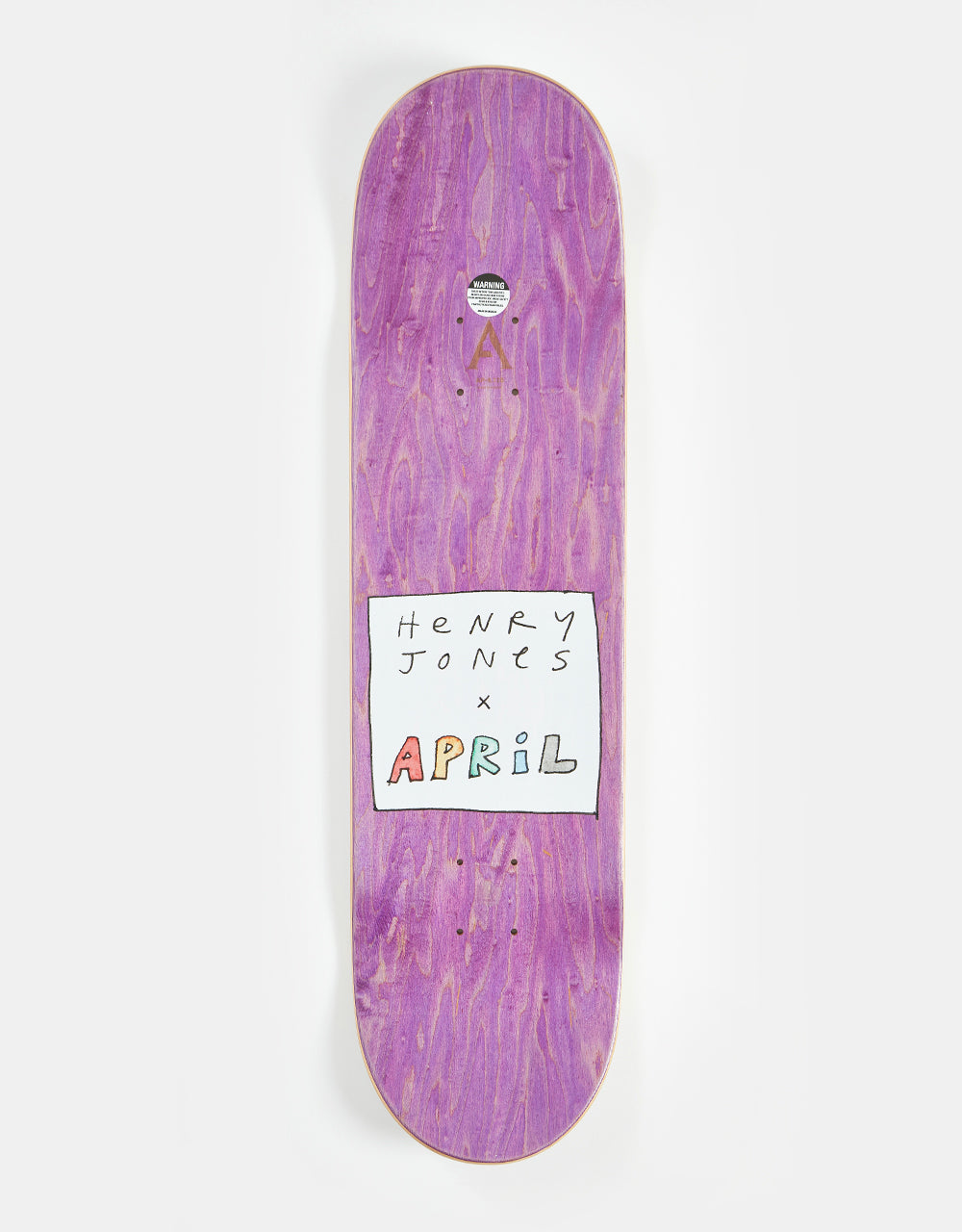 April x Henry Jones O'Neill Wallenberg Skateboard Deck - 8.125"