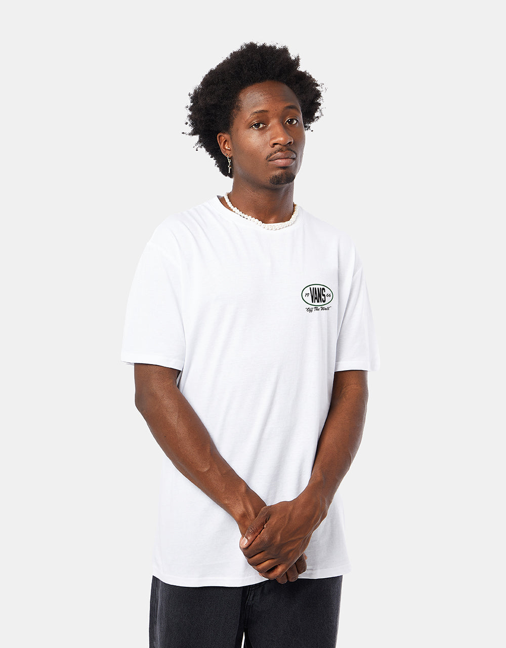 Vans Team Player Checkerboard T-Shirt - White – Route One