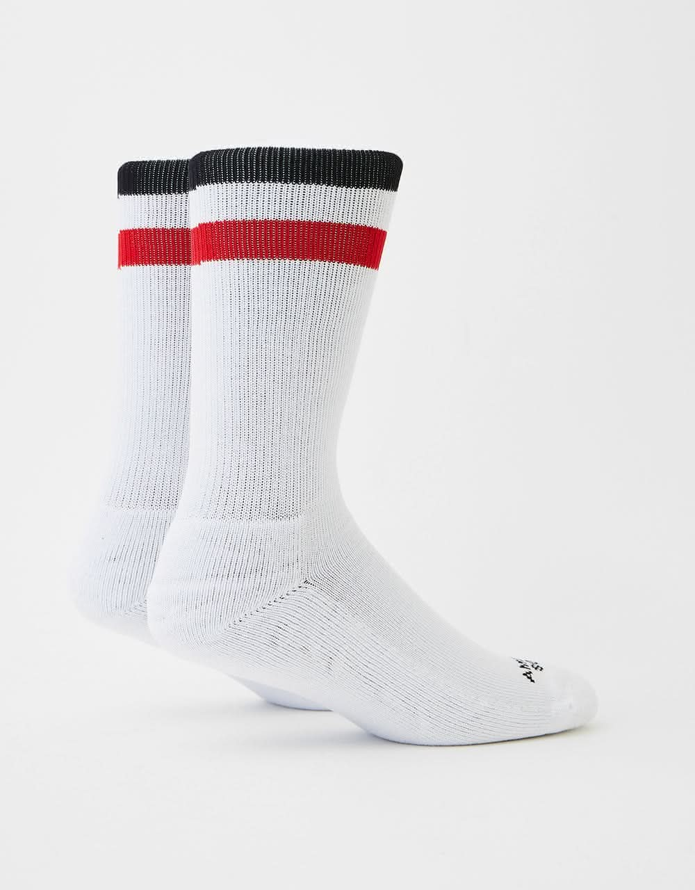 American Socks Teenage Anarchist Socks - White/Black/Red