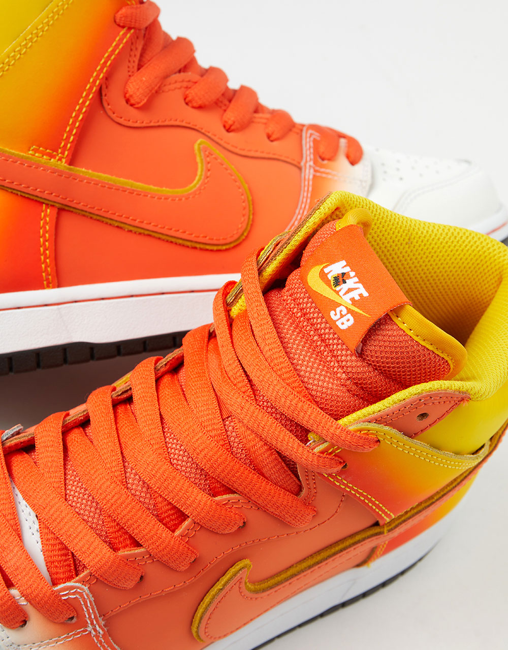 Nike SB 'Candy Corn' Dunk High Pro Skate Shoes - Amarillo/Orange-White –  Route One