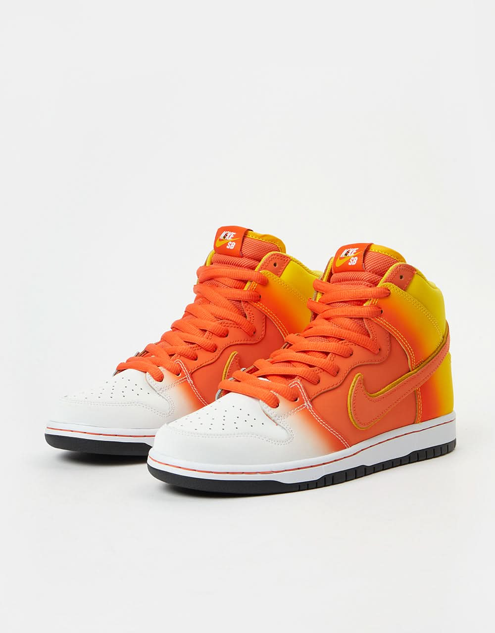 Nike SB 'Candy Corn' Dunk High Pro Skate Shoes - Amarillo/Orange