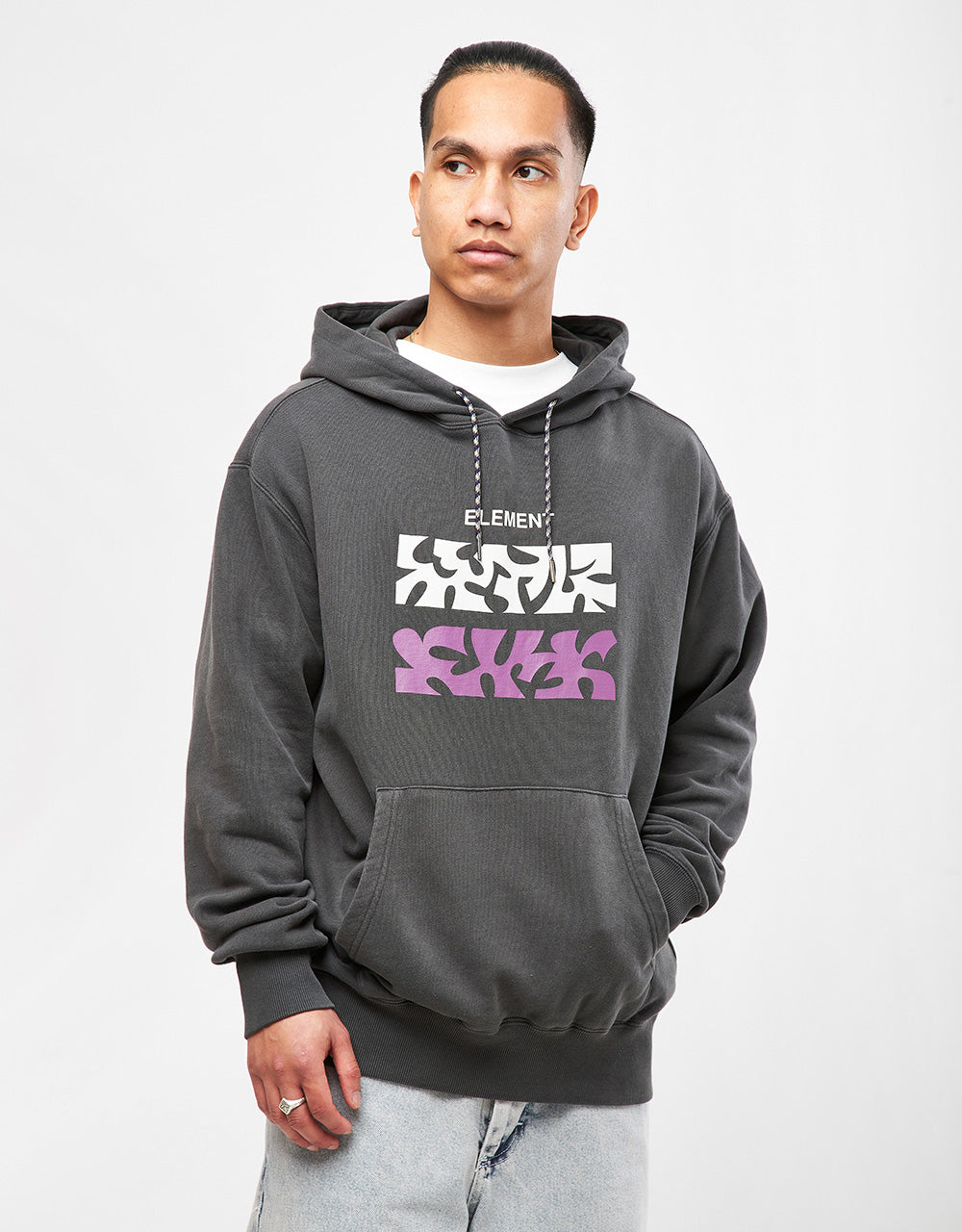 Element Texture Pullover Hoodie - Off Black – Route One
