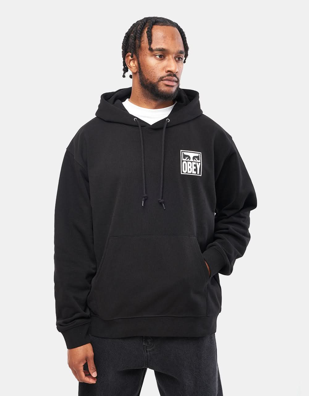 Obey Eyes Icon 2 Pullover Hoodie Black