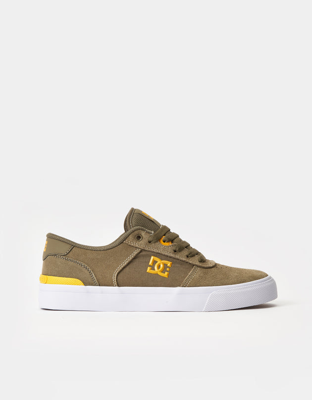 DC Teknic S Skate Shoes - Army/Olive