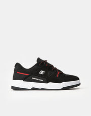 DC Construct Skate Shoes - Black/Hot Coral