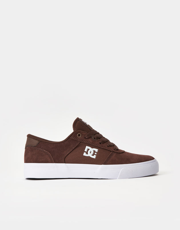 DC Teknic Skate Shoes - Chocolate Brown