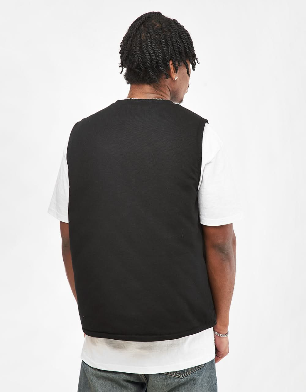 Route One Workwear Vest - Black