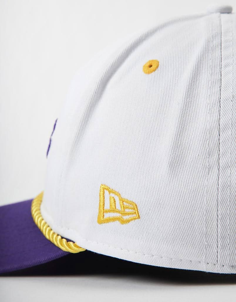 New Era NBA Los Angeles Lakers Washed Golfer Cap - White/Purple