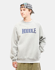 Hoddle Satellite Crewneck Sweater - Heather Grey