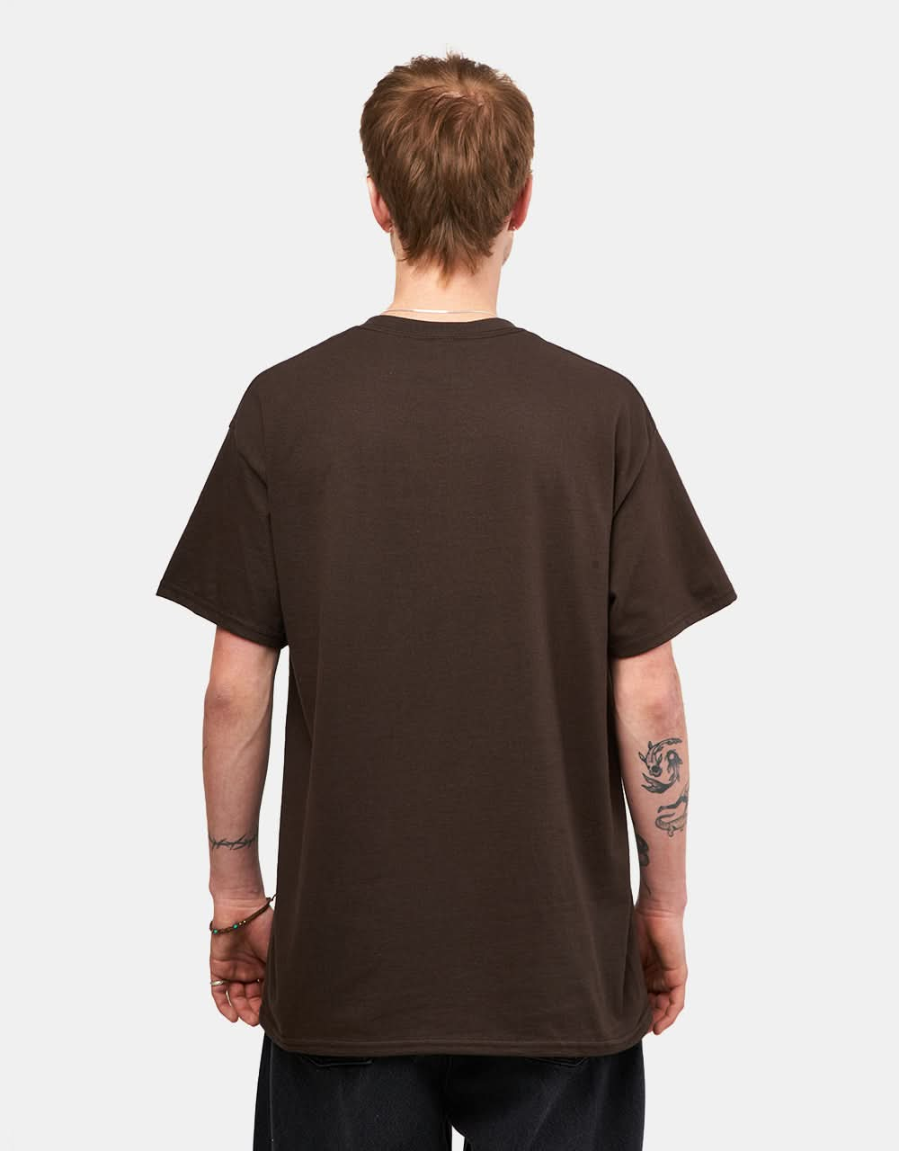 Thrasher x Anti Hero Cover The Earth T-Shirt - Dark Chocolate