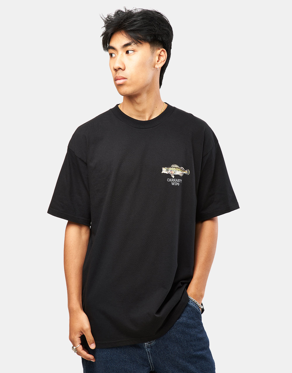 Carhartt WIP Fish T-Shirt - Black