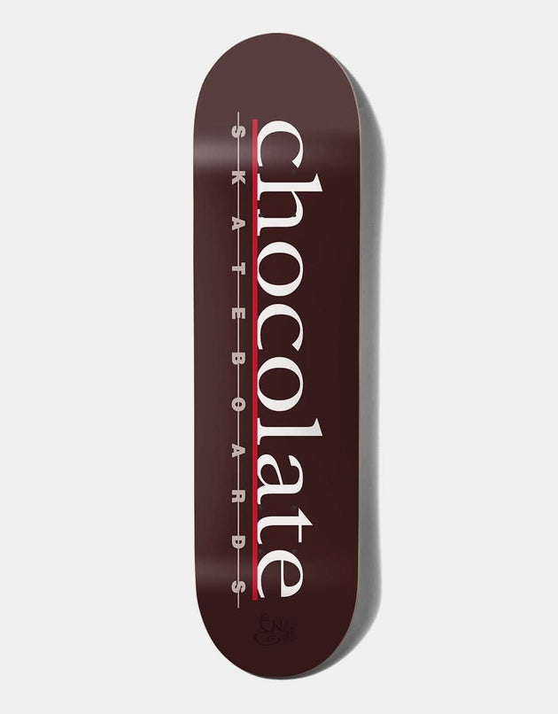 Chocolate Capps The Bar Logo G008 Skateboard Deck - 8"