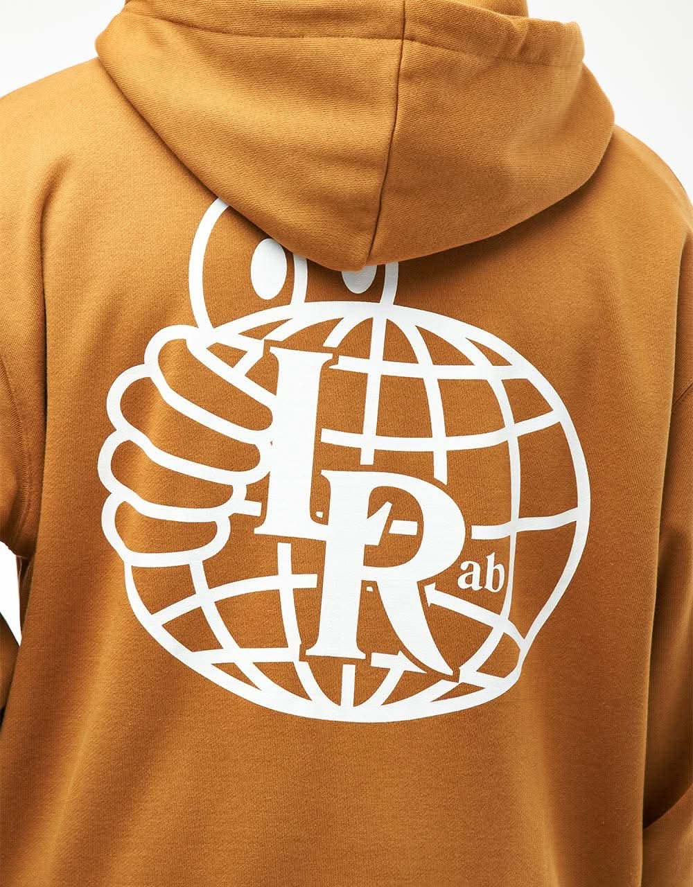 Last Resort AB Atlas Monogram Pullover Hoodie - Golden Brown/White