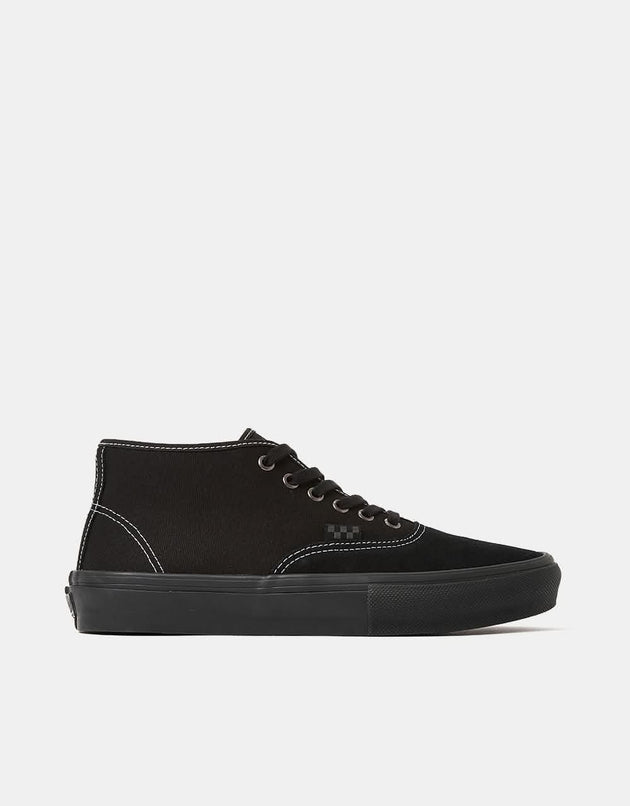 Vans Skate Authentic Mid Shoes - Blackout