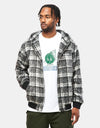 Butter Goods Heavy Plaid Work Jacket - Black/White