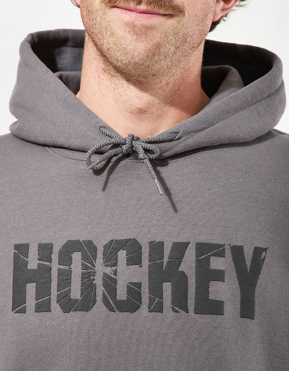 Hockey Hockey Shatter Pullover Hoodie Charcoal Black Route One