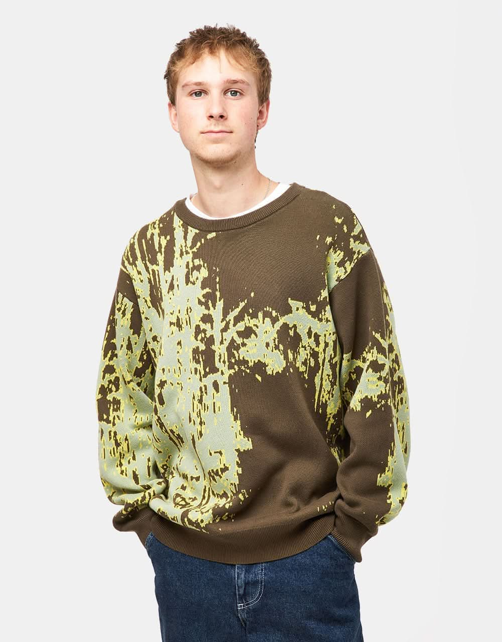 GX1000 Forest Jaquard Knit Sweater - Brown