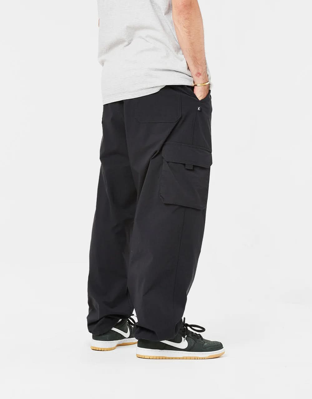 Nike SB Belted Kearny Cargo Pant Black White Route One