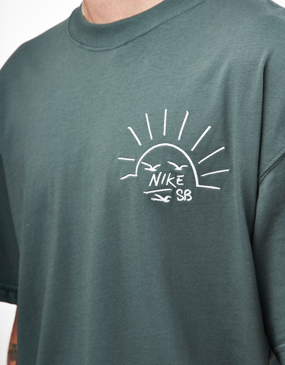 Nike SB M90 Train Moniker T-Shirt - Vintage Green