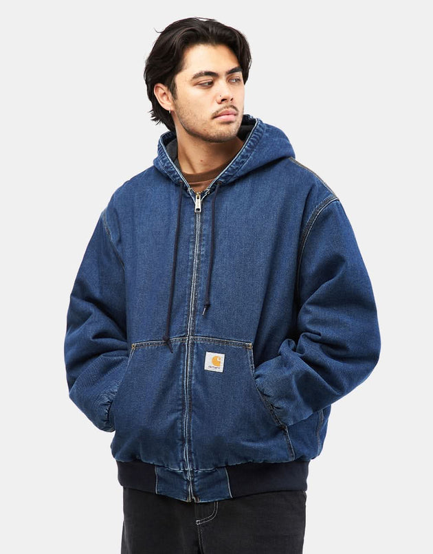 Carhartt WIP OG Active Jacket - Blue (Stone Washed)