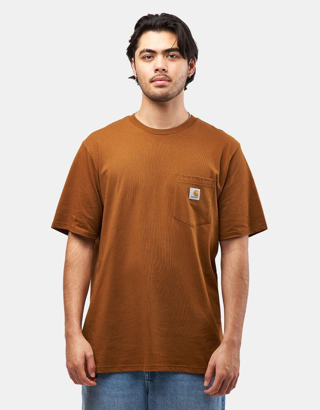 Carhartt WIP S/S Pocket T-Shirt - Deep Hamilton Brown