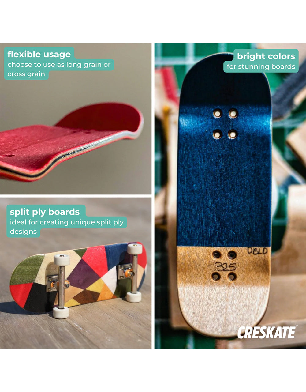 Creskate Coloured Veneer - Multi