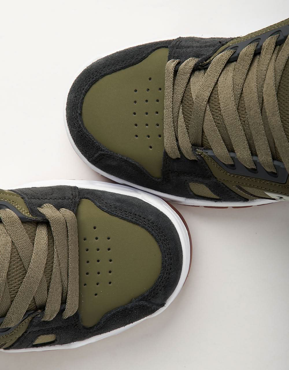 Olive green skate shoes on sale